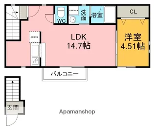 La mer(ラ・メール)【2階】の間取り