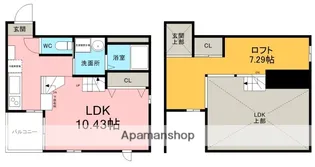 BRIQUE【1階】の間取り