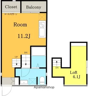 Your Grace中村公園(ユア グレイス中村公園)【2階】の間取り