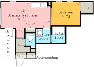 SPICA【3階】の間取り