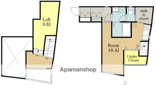 ティアレ(Tiare)【1階】の間取り