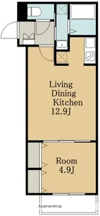 MOVE若宮【1階】の間取り