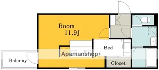 RadIAnce丸の内(レイディエンス丸の内)【2階】の間取り