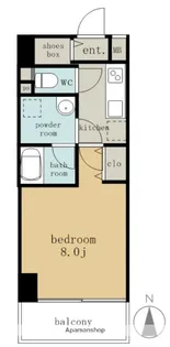 プレディアスタイル名古屋(旧GRAN 30 NAGOYA)【3階】の間取り