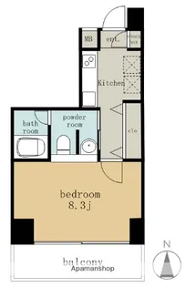 プレディアスタイル名古屋【5階】の間取り