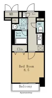 エスカルコート【8階】の間取り