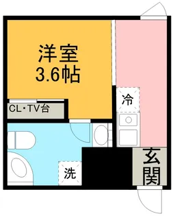 ソリッド名駅【3階】の間取り