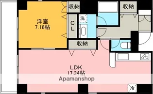 PENCIL柳橋【4階】の間取り
