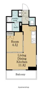 OKBアヴェニール菊井町【7階】の間取り