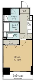 アプリーレ千代田(旧プレイズシード千代田)【8階】の間取り