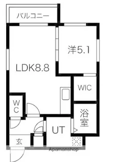 MOVE中村日赤NORTH【2階】の間取り