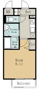 エスリード名古屋東別院【5階】の間取り