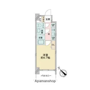 アステリ鶴舞エーナ【6階】の間取り