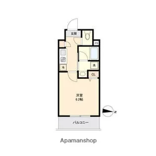 CAVANA新栄(旧ディアレイシャス新栄)【3階】の間取り