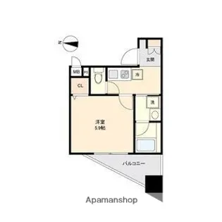 CAVANA新栄(旧ディアレイシャス新栄)【10階】の間取り