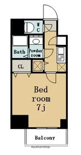 エスプレイス鶴舞ガーデンテラス【6階】の間取り