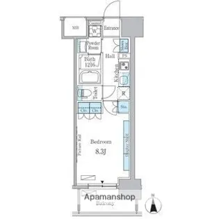 ヒヴィ・カーサ名駅西【5階】の間取り