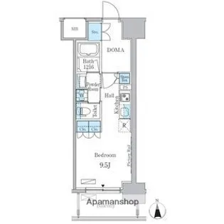 ヒヴィ・カーサ名駅西【3階】の間取り