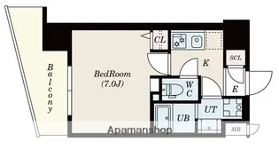 S−RESIDENCE浅間町【4階】の間取り