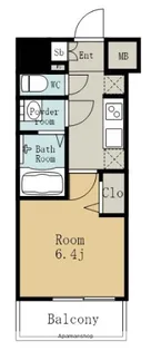 プレサンスTHE新栄【13階】の間取り
