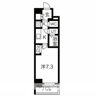 エスリード上前津テルツェ【12階】の間取り