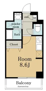 パルティール金山【4階】の間取り
