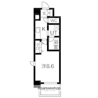PURE RESIDENCE 名駅南【7階】の間取り