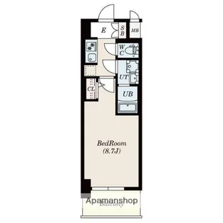 S-RESIDENCE名駅West【2階】の間取り