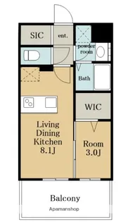 デュオフラッツ栄【15階】の間取り