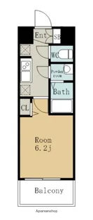 プレサンス鶴舞パーク&ステーション【3階】の間取り