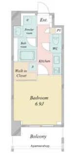 シーズンフラッツ矢場【9階】の間取り