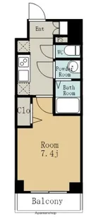 プレサンス今池駅前フェルディノ【13階】の間取り