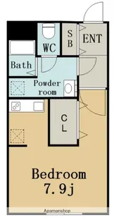 クレストタップ名古屋ウエスト【3階】の間取り