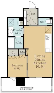 NAGOYA THE TOWER【6階】の間取り