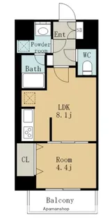 ロータス・ガーデン城南【3階】の間取り