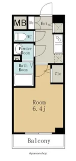 エスリード上前津LIVIA【8階】の間取り