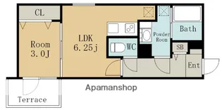 QUADOR名古屋WEST【1階】の間取り
