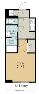 1Kの間取り画像