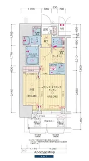 プレサンス名古屋ルーカス【12階】の間取り