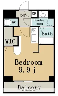 エステシア名駅【5階】の間取り