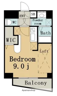 エステシア名駅【10階】の間取り