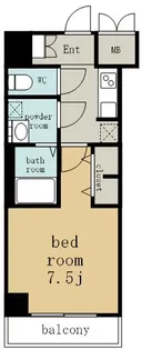 SーRESIDENCE浅間町駅前AXIAL(アクシャル)【2階】の間取り