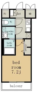 SーRESIDENCE浅間町駅前AXIAL(アクシャル)【13階】の間取り