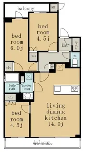 プレサンス名駅南ブリエ【11階】の間取り