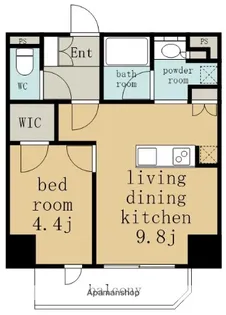 プレサンス丸の内サージュ【14階】の間取り