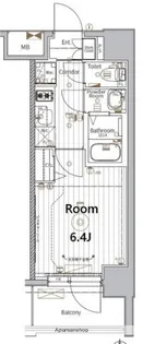 メイクスアート金山SOUTH【2階】の間取り