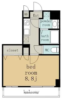 ディアレイシャス東別院4【14階】の間取り