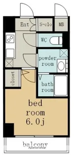 ディアレイシャス東別院4【14階】の間取り