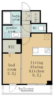 プランドールK【3階】の間取り