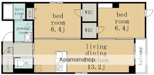 エスリア大須【3階】の間取り